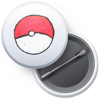 logo pins badge pokeball